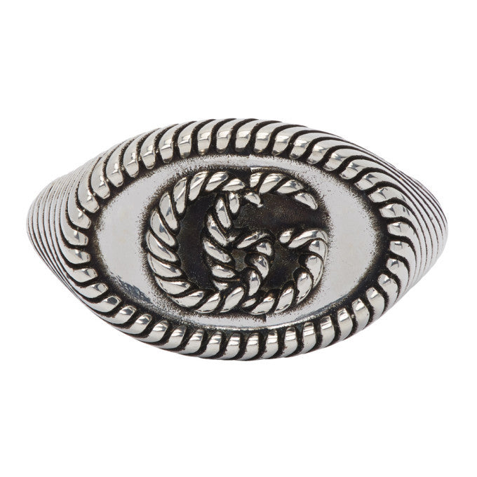 Double Gucci Marmont Pinky Ring