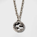 Double Gucci Interlocking Gucci Pendant Necklace