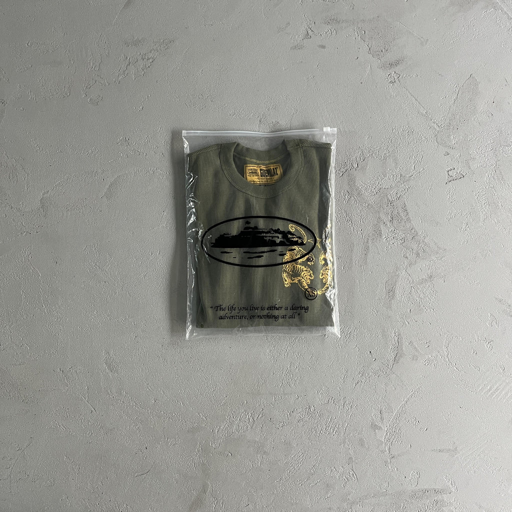 Corteiz Longsleeve Waffle Tiger