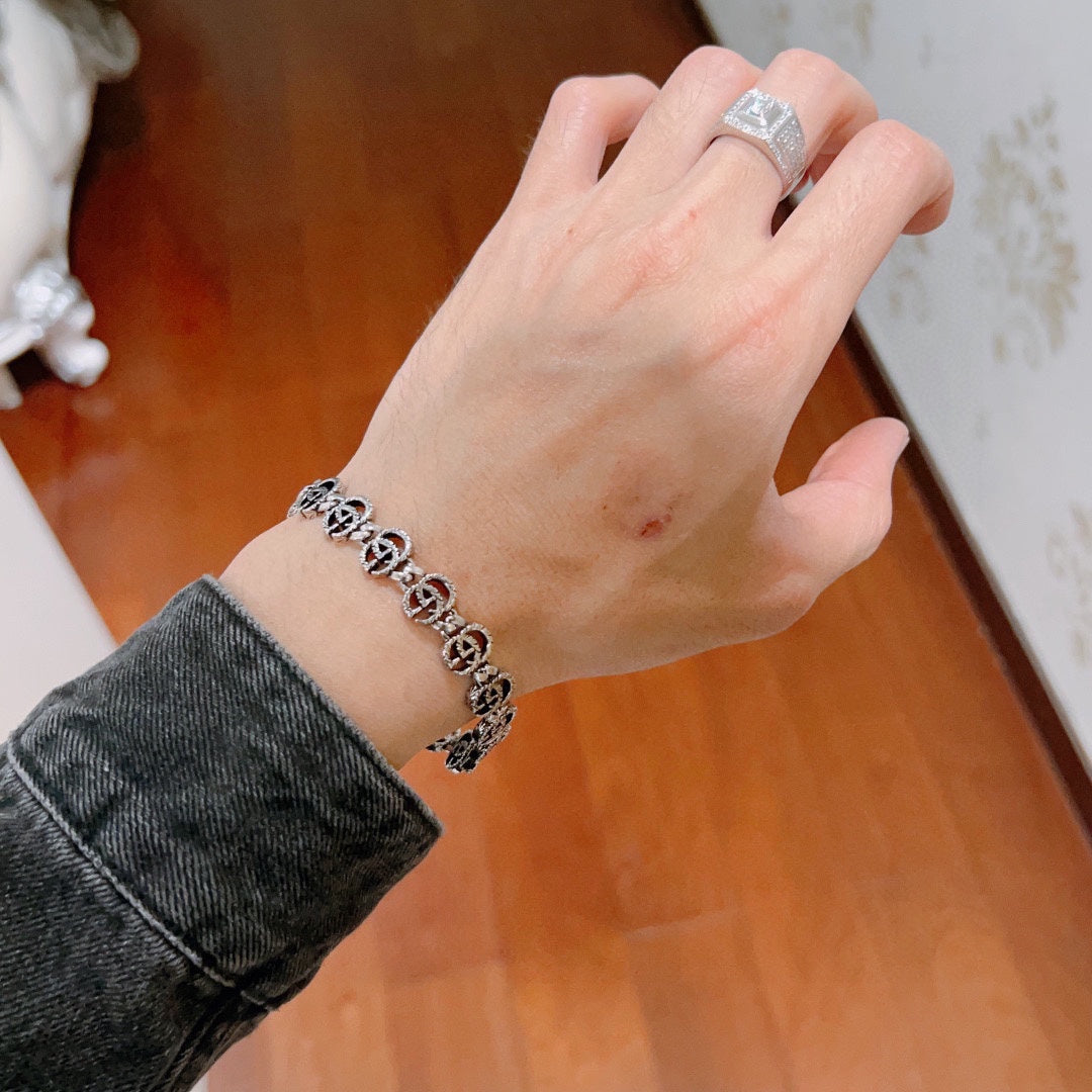 Double Gucci Interlocking Gucci Bracelet