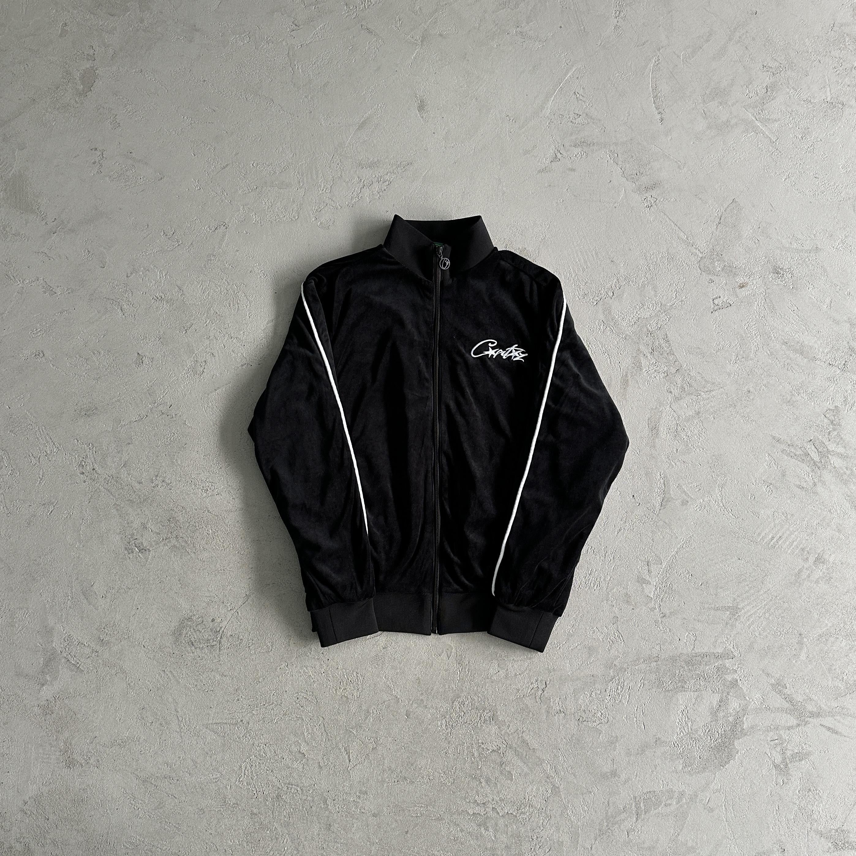 Corteiz Velvet Trackset Black