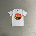 Corteiz Tshirt Football Flames