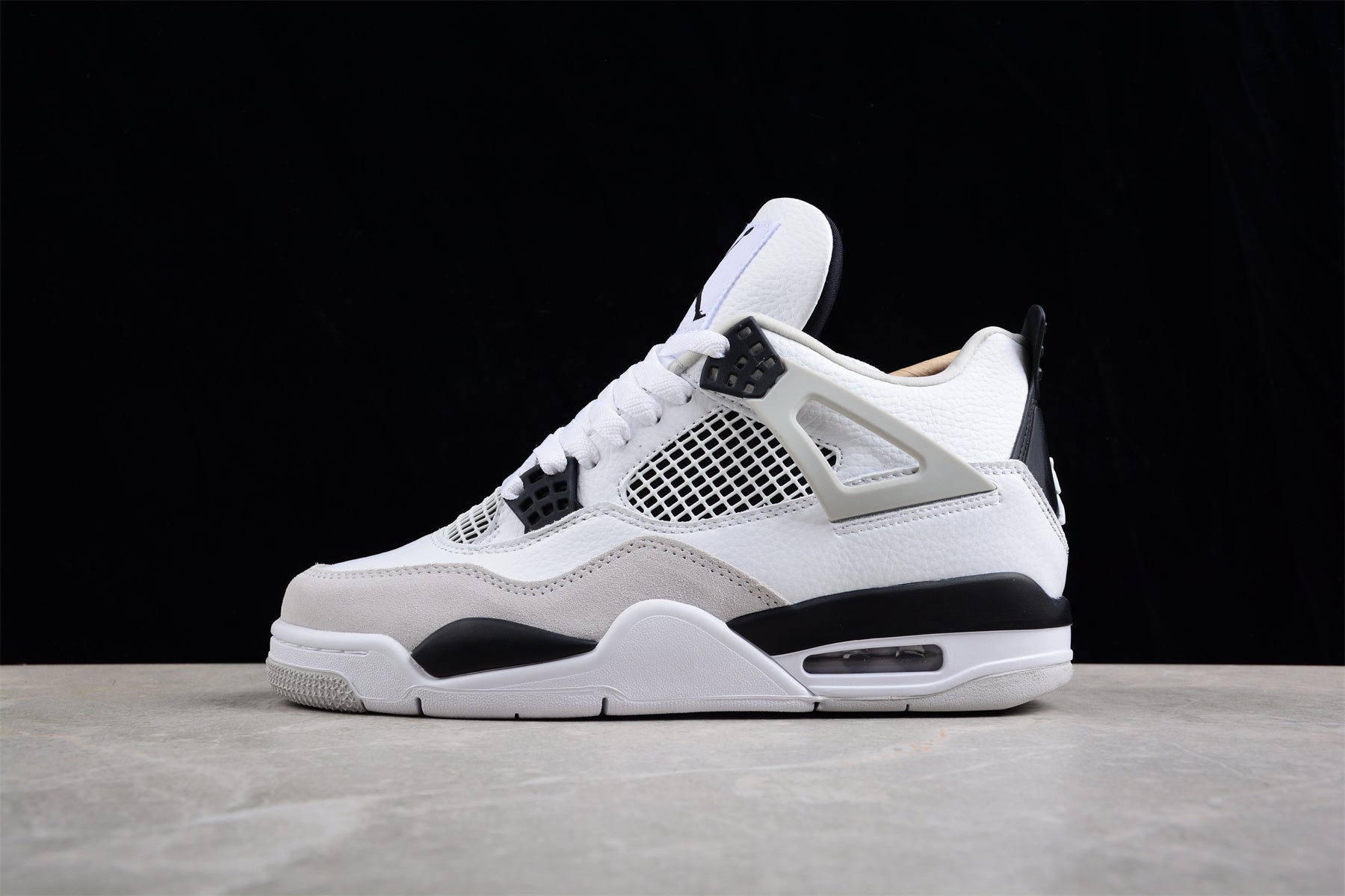 AJ 4 Military Black