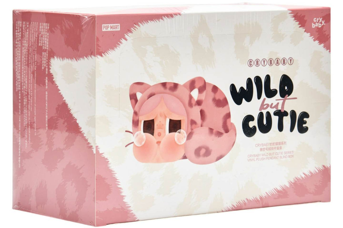 Pop Mart CRYBABY Wild but Cutie Vinyl Plush Pendants - Sealed Case of 6 Blind Boxes