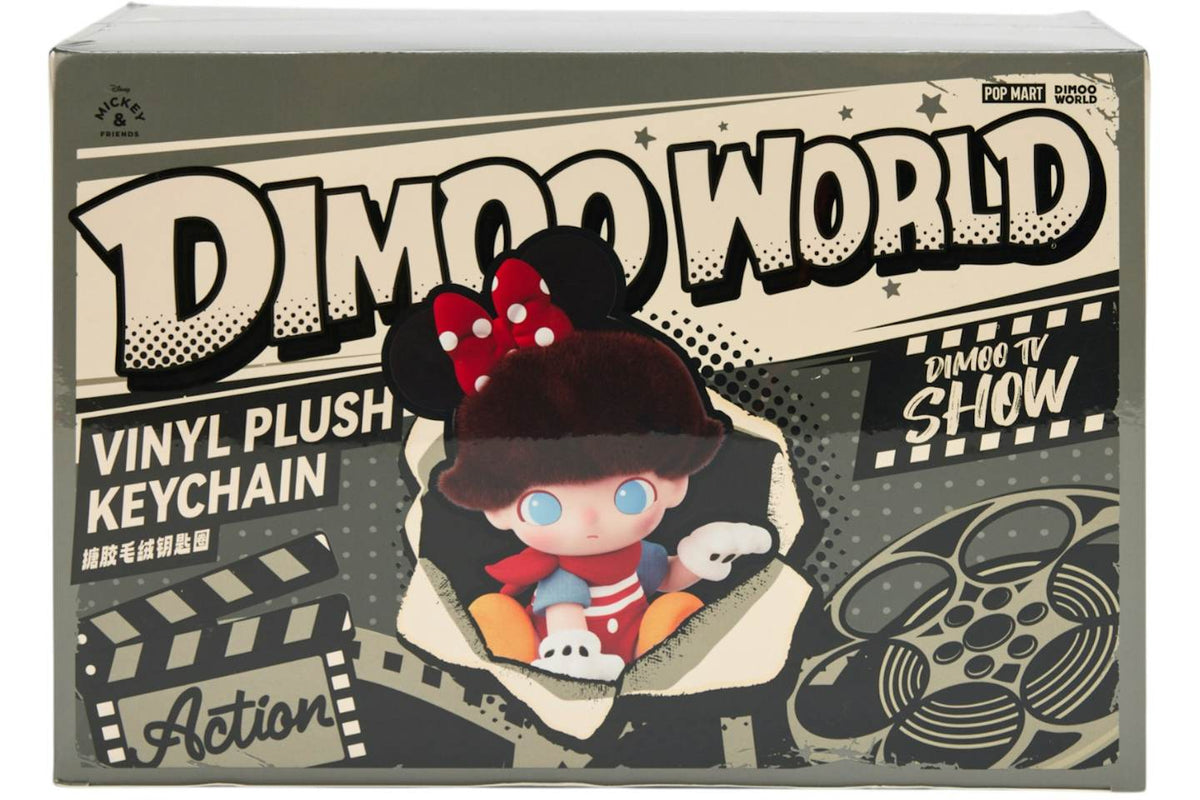 Pop Mart DIMOO x Disney Vinyl Plush Keychains - Sealed Case of 6 Blind Boxes