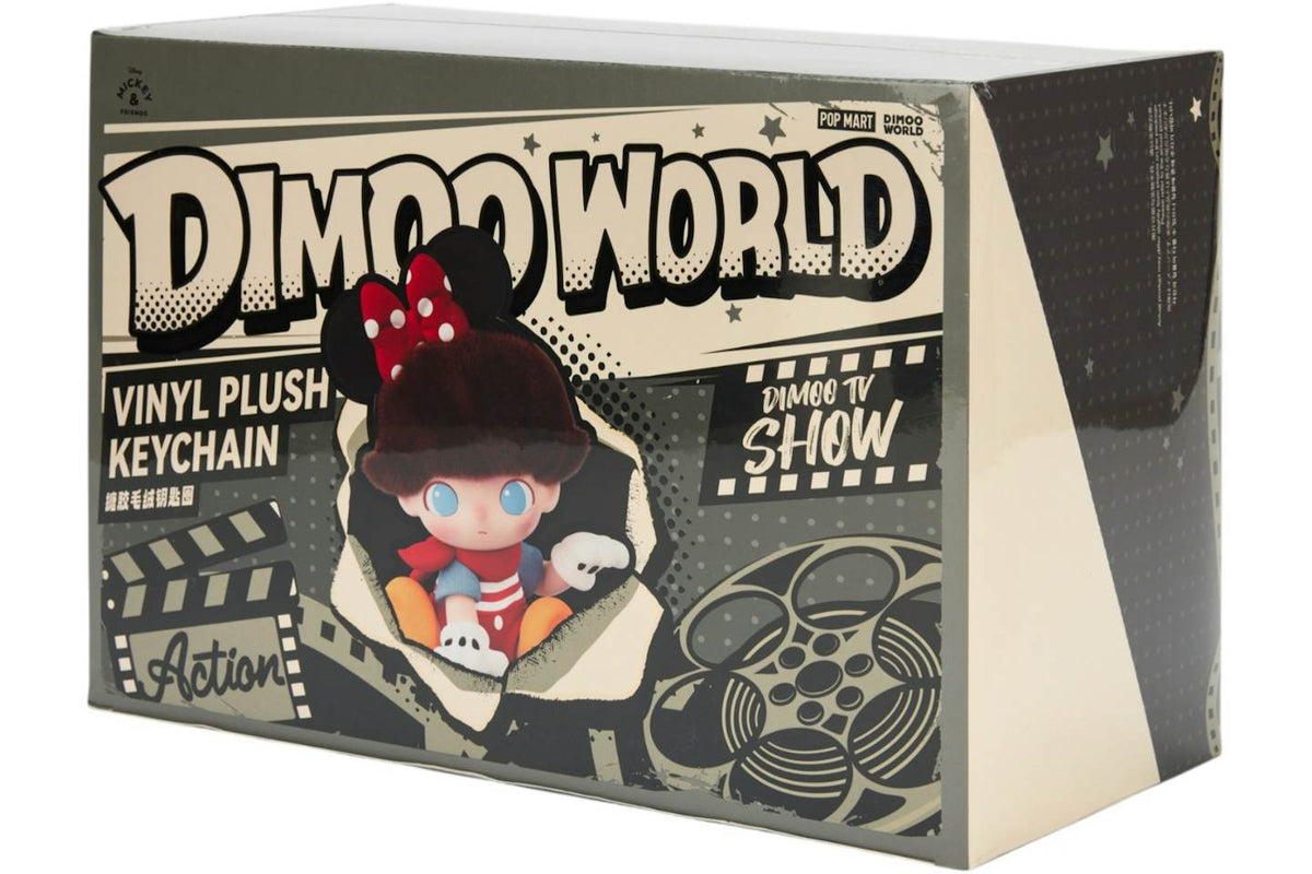 Pop Mart DIMOO x Disney Vinyl Plush Keychains - Sealed Case of 6 Blind Boxes