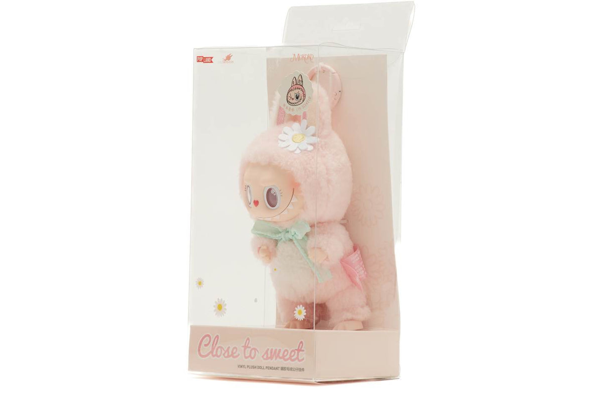 Pop Mart Labubu Mokoko Close to Sweet Vinyl Plush Pendant