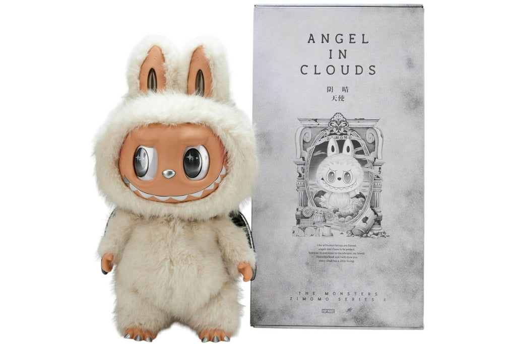 Pop Mart The Monsters Zimomo Angel in Clouds Figure with Tote Bag