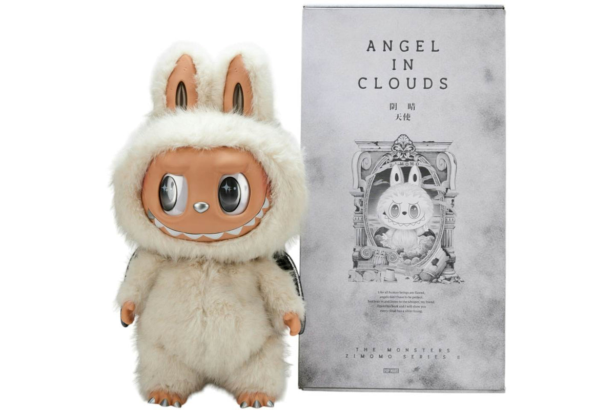 Pop Mart The Monsters Zimomo Angel in Clouds Figure with Tote Bag