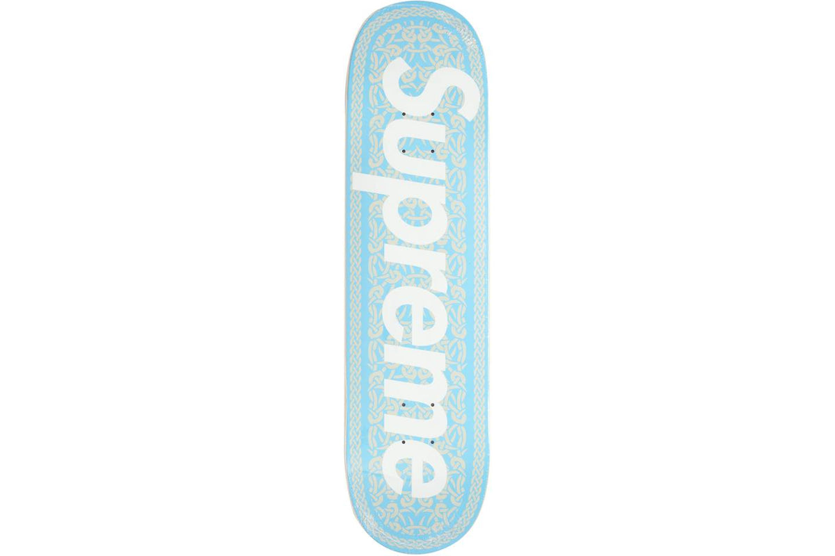 Supreme Celtic Knot Skateboard Deck - Blue