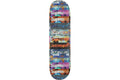 Supreme Distorted Logo Skateboard Deck - Black