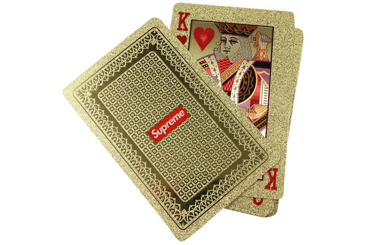 Supreme Gold Foil Playing Cards