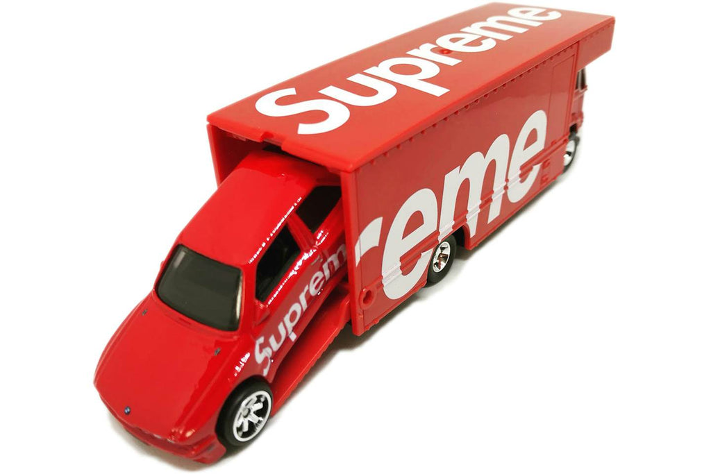 Supreme x Hot Wheels Fleet Flyer & 1992 BMW M3 Vehicle Set - Red
