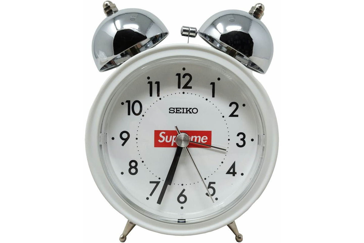 Supreme Seiko Alarm Clock - White