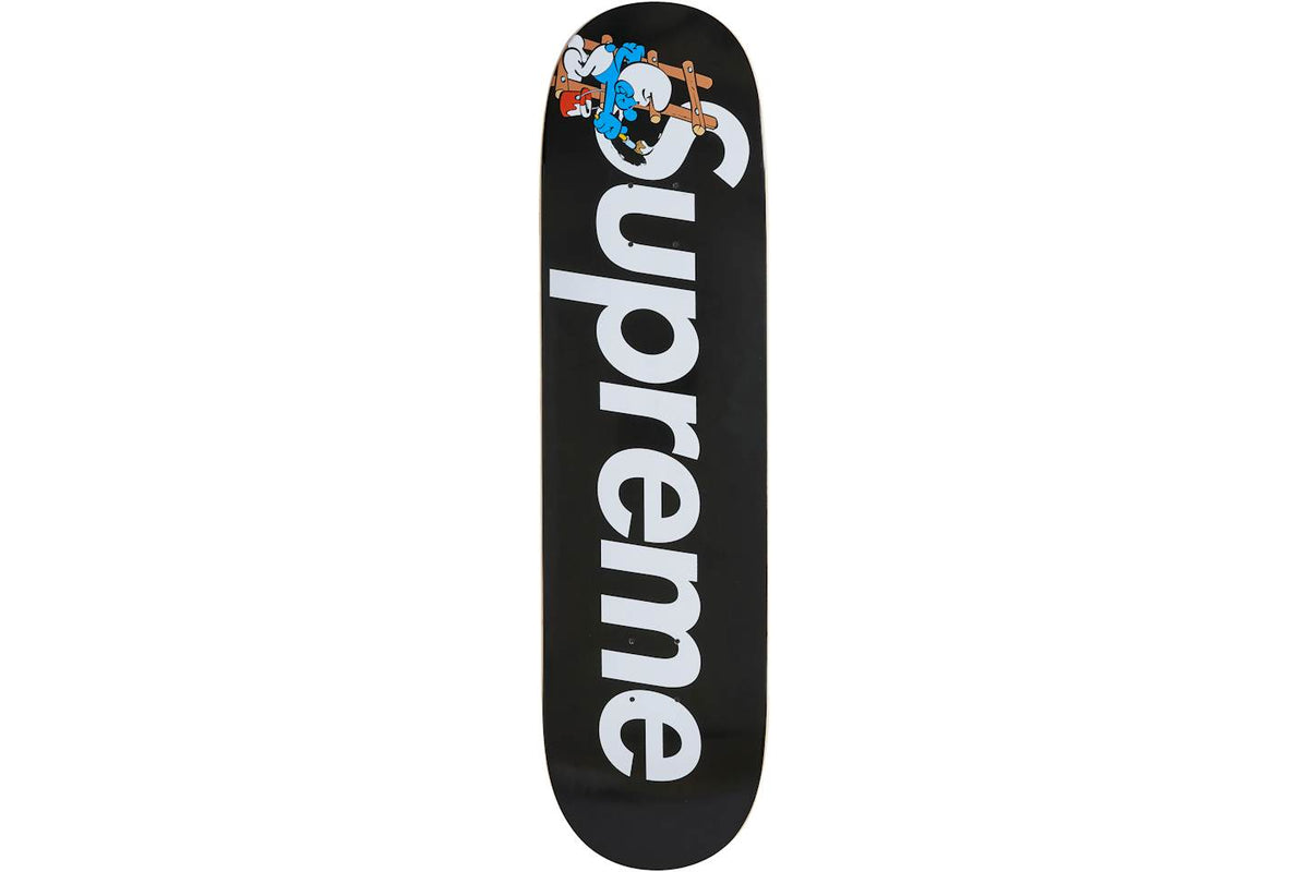 Supreme x Smurfs Skateboard Deck - Black