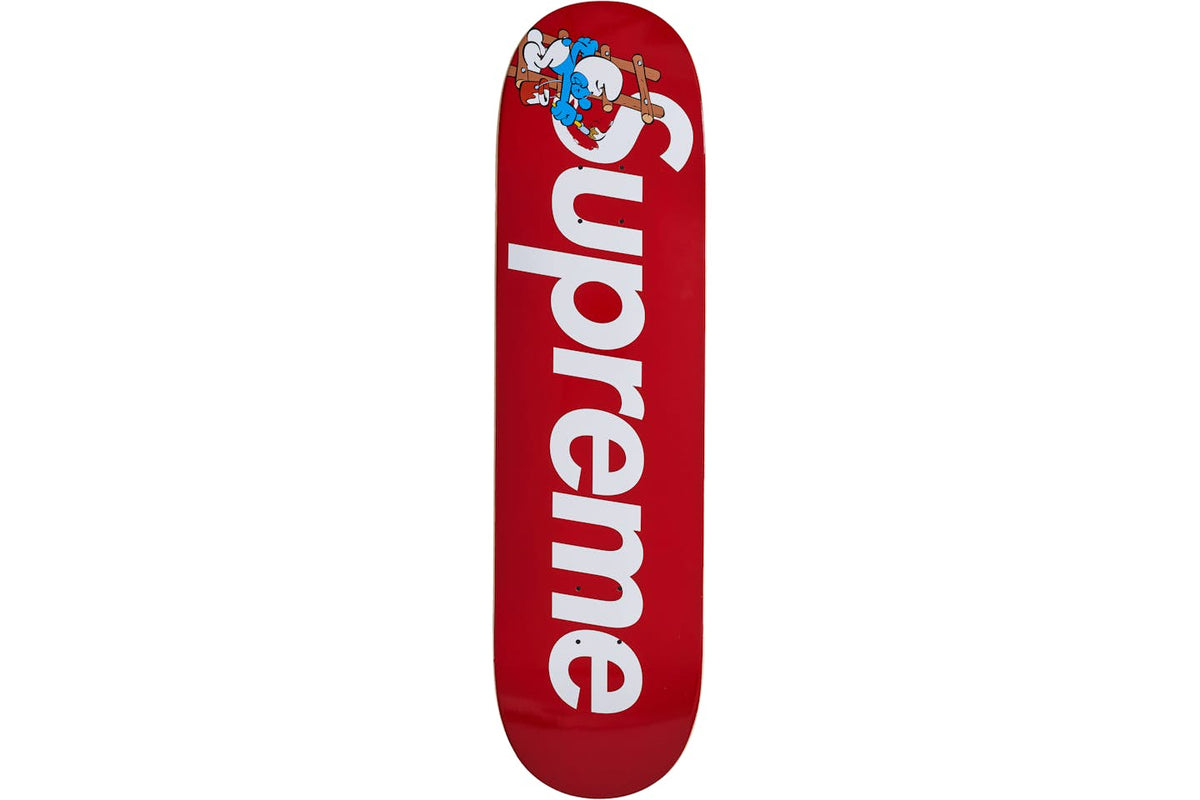Supreme x Smurfs Skateboard Deck - Red