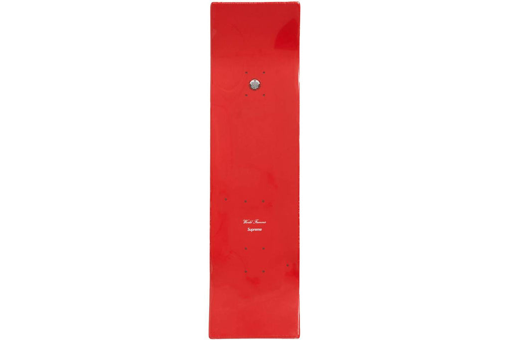 Supreme Uncut Box Logo Skateboard Deck - Red