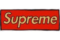 Supreme Woven Straw Mat - Red