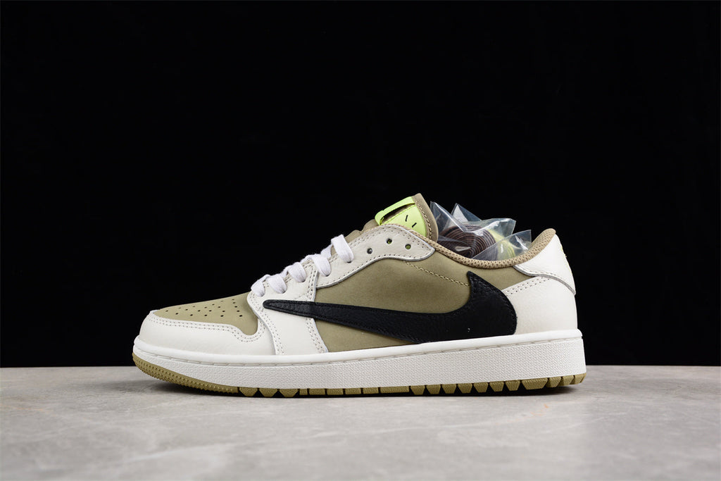 AJ 1 Retro Low Golf Travis Scott Neutral Olive