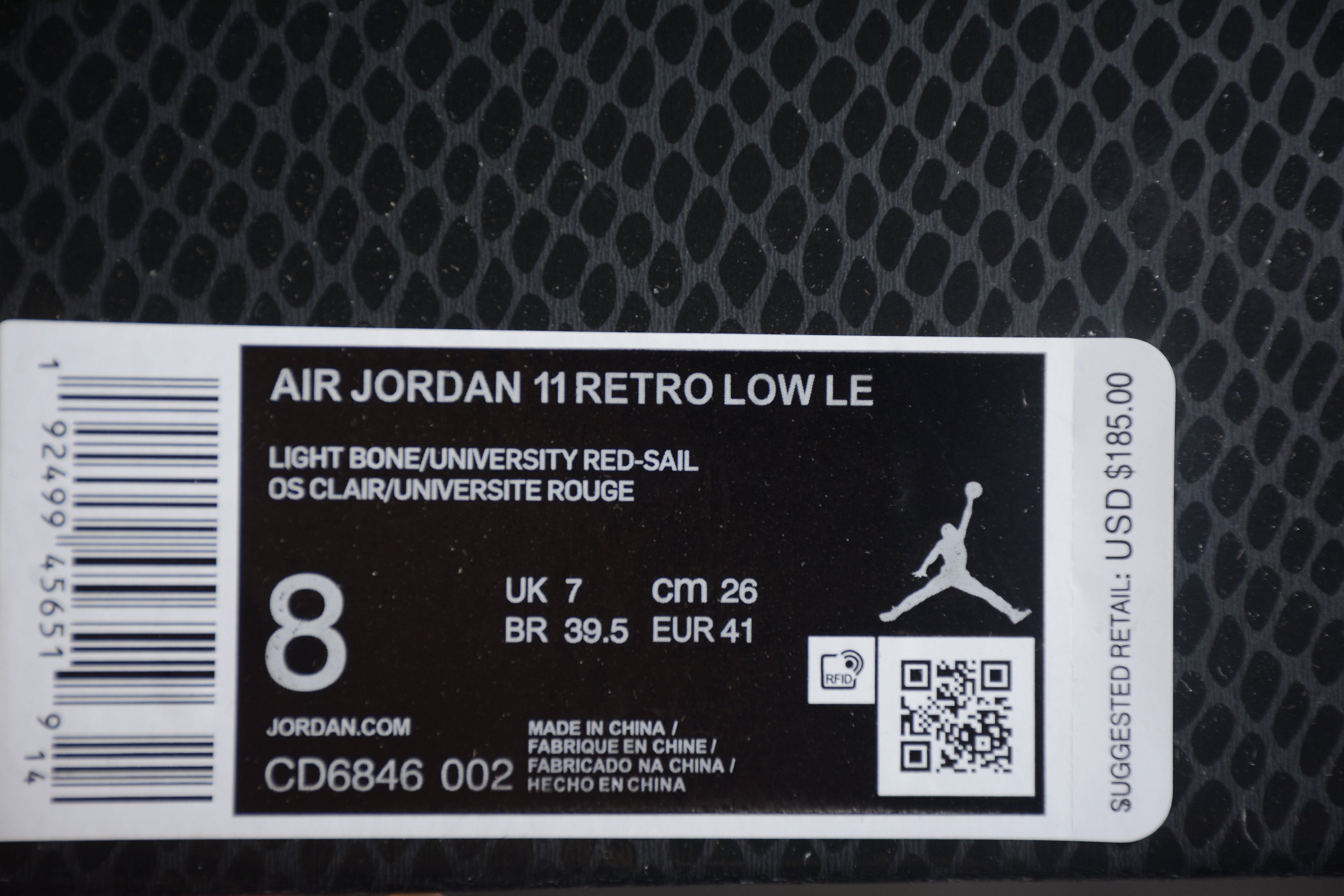 AJ 11 Low "Snake"
