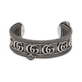 Double Gucci Snake Wide Bracelet