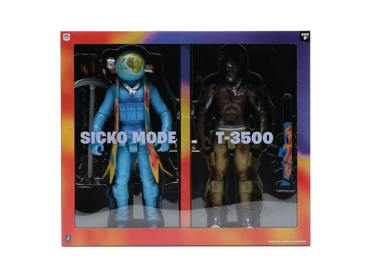 Travis Scott Cactus Jack x Fortnite Action Figure Set - 2 Figures, 12 in