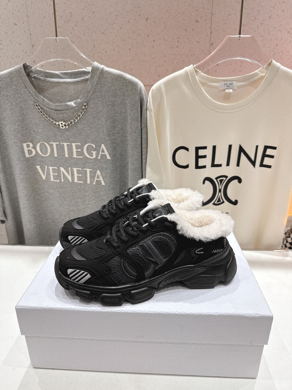 DIOR CHRONO SNEAKER 25S IN BLACK SUEDE AND MESH FABRIC STYLE 6
