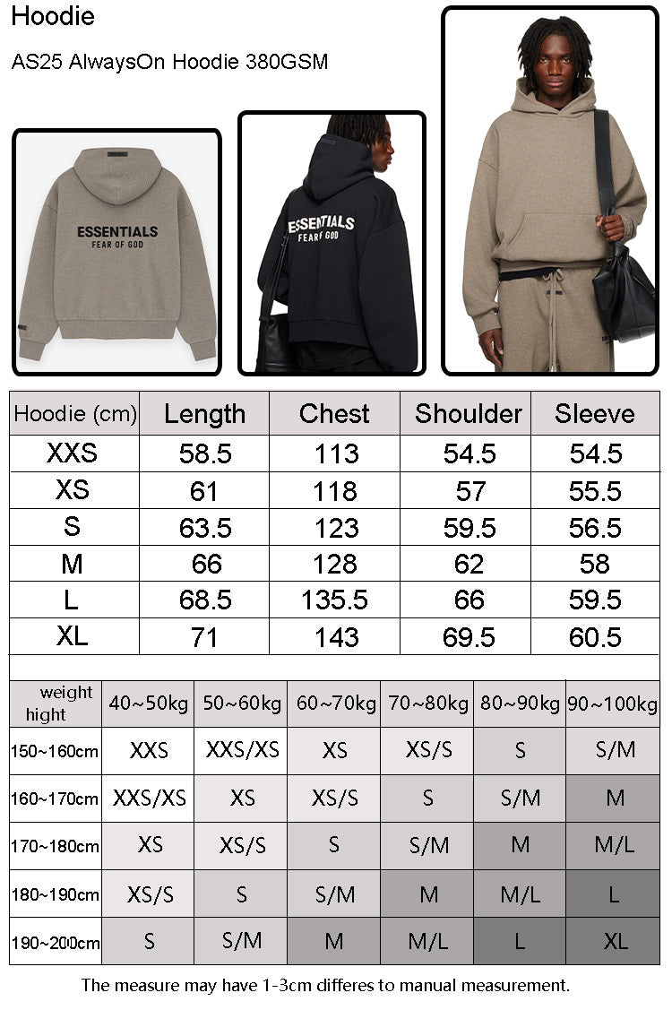 FOG x Essentials Zip Hoodie 25Sp
