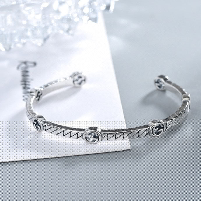 Double Gucci Thin Interlocking Gucci Bracelet