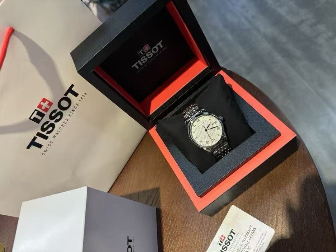 Tissot White Dial Bracelet Watch