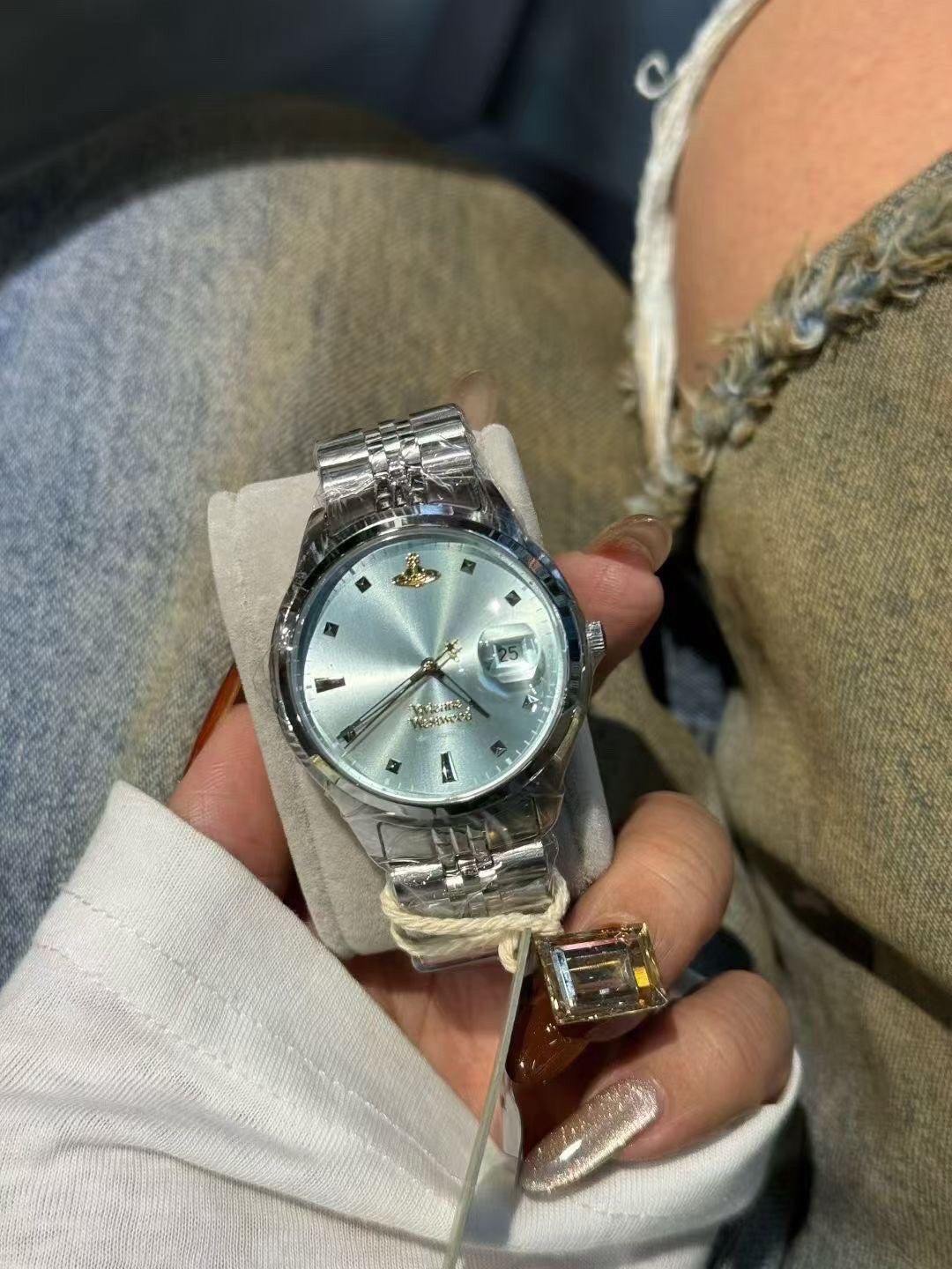 Vivienne Westwood Ice Blue Dial Watch