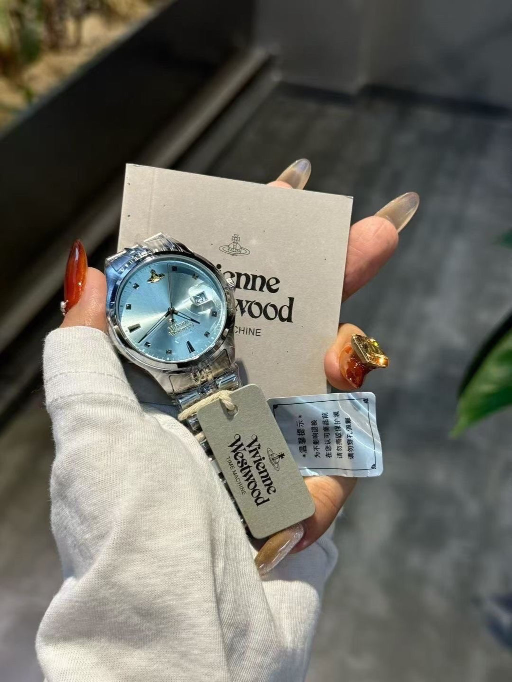 Vivienne Westwood Ice Blue Dial Watch