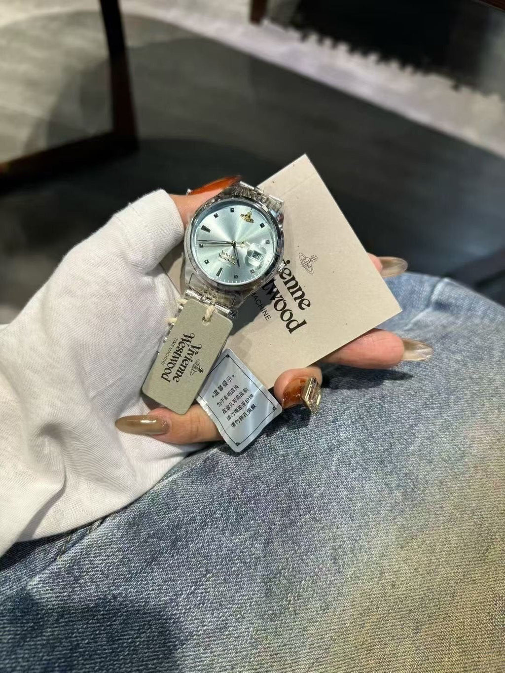 Vivienne Westwood Ice Blue Dial Watch
