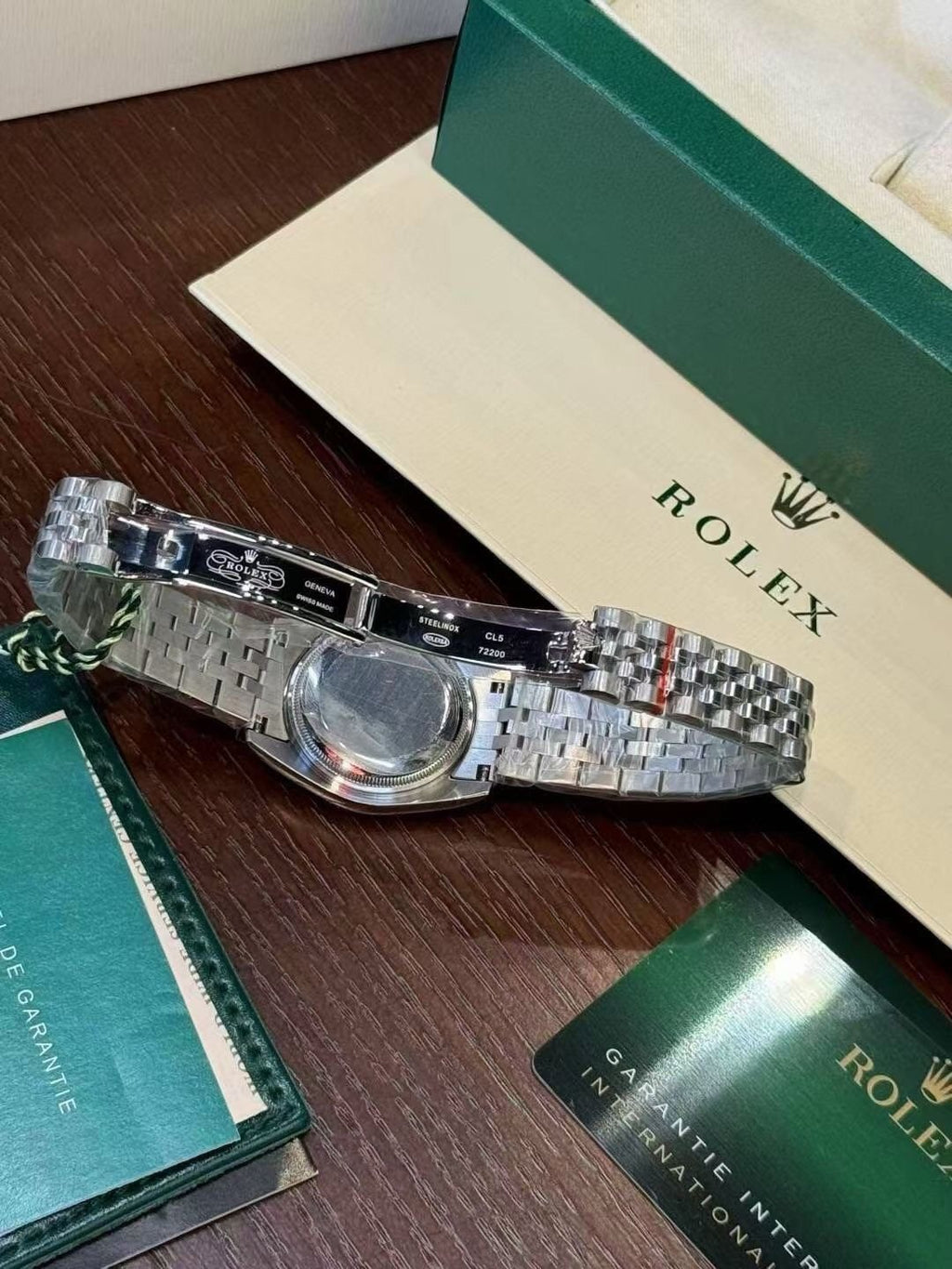 Rolex Pink Dial Bracelet Watch