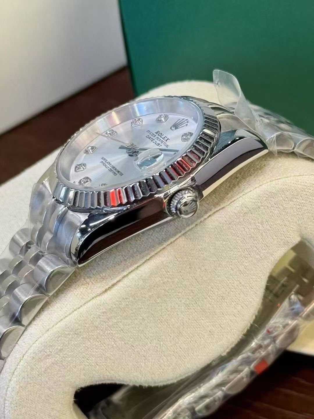 Rolex White Mother-of-Pearl Dial Watch