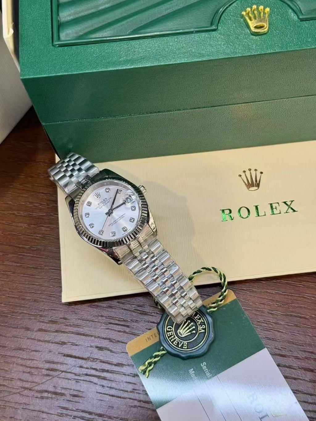 Rolex White Mother-of-Pearl Dial Watch