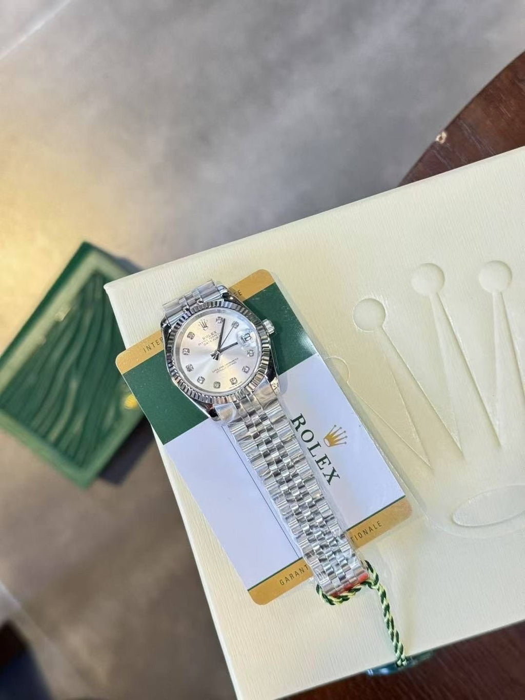 Rolex White Mother-of-Pearl Dial Watch