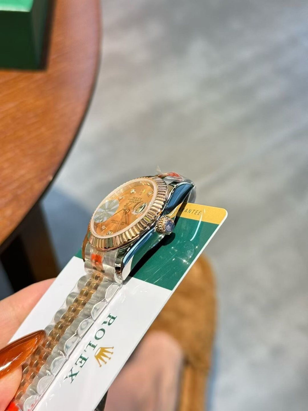Rolex Two-Tone Champagne Dial Watch