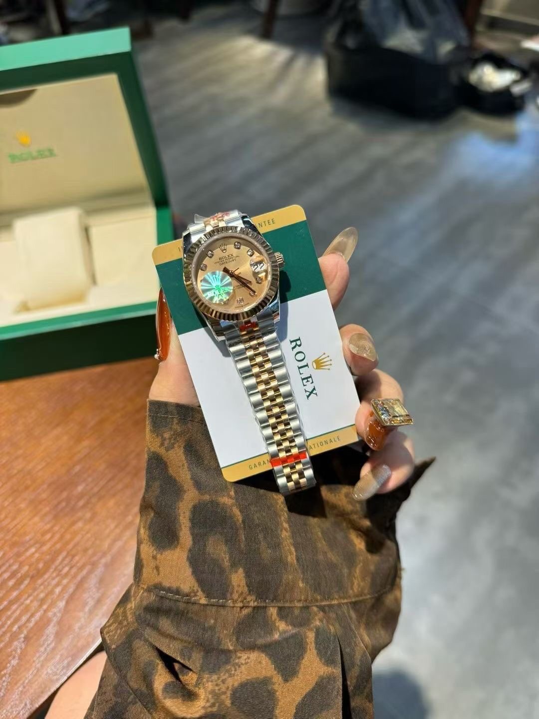 Rolex Two-Tone Champagne Dial Watch