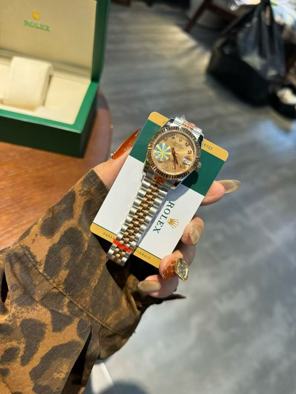 Rolex Two-Tone Champagne Dial Watch