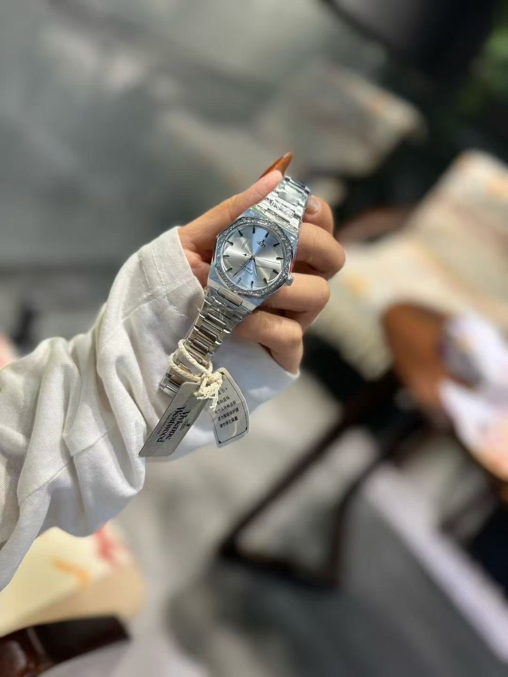 Vivienne Westwood Pale Blue Dial Watch
