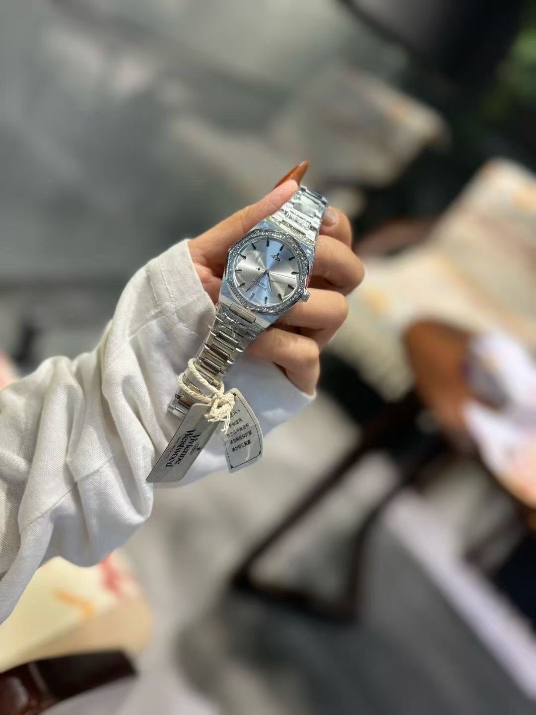 Vivienne Westwood Pale Blue Dial Watch