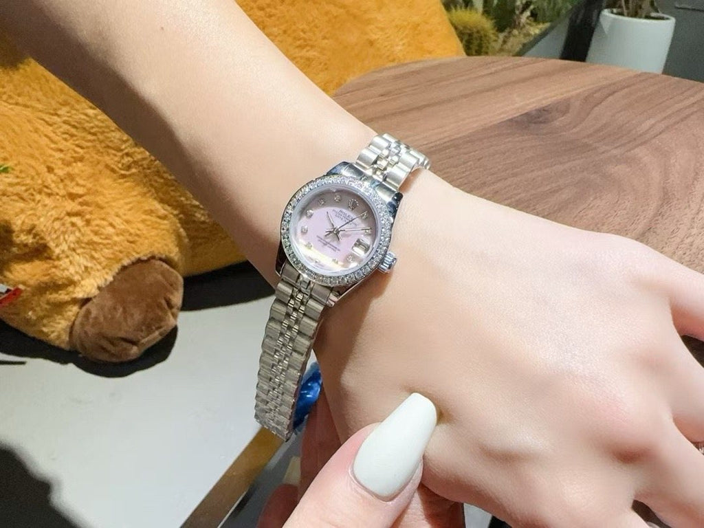 Rolex Pink Dial Watch